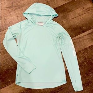 Columbia Teal Omni-shade Sun Protection Shirt